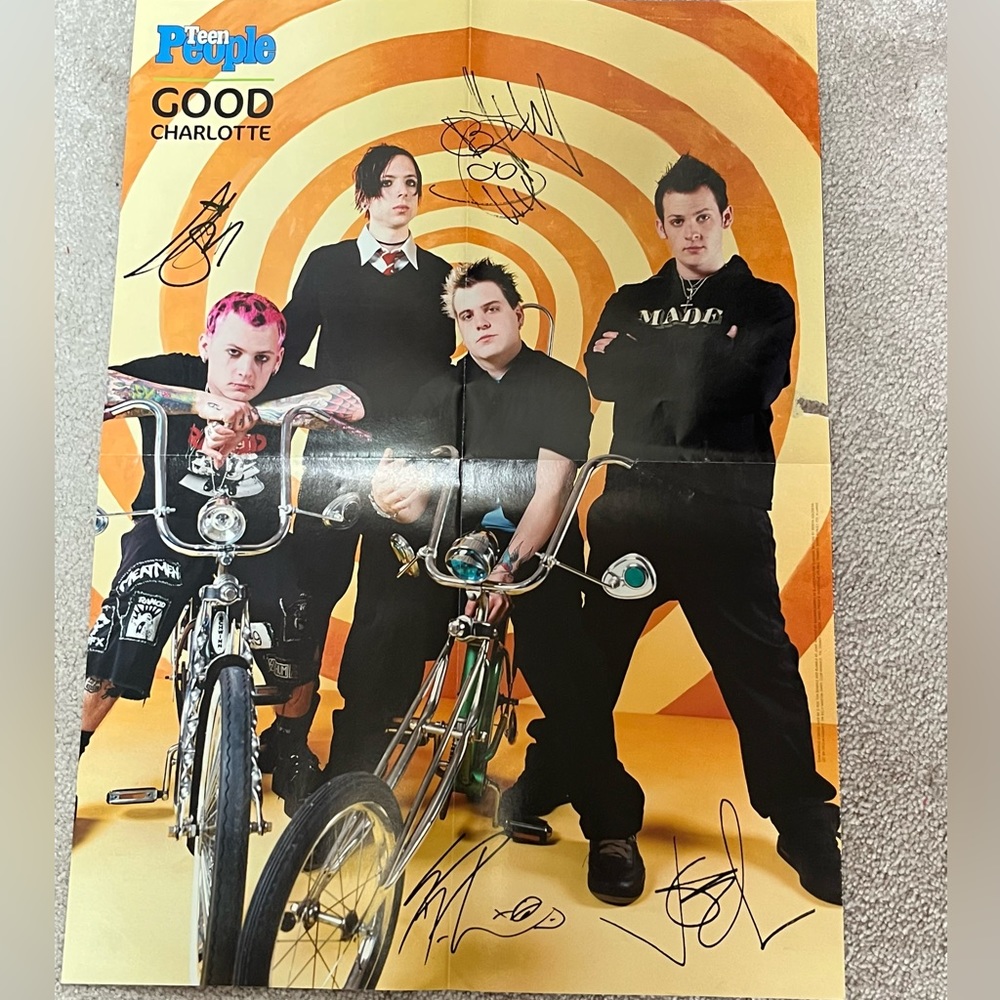 Vintage Good Charlotte Poster